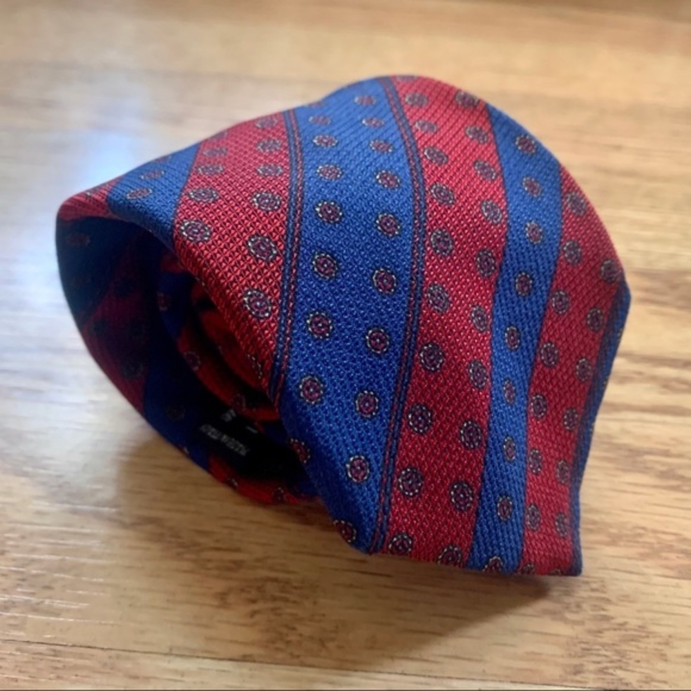 Stefano Ricci Hand Printed Slim Silk Tie